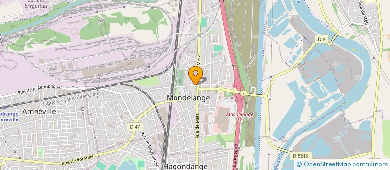 localisation de l'entreprise SENVAP à HAGONDANGE