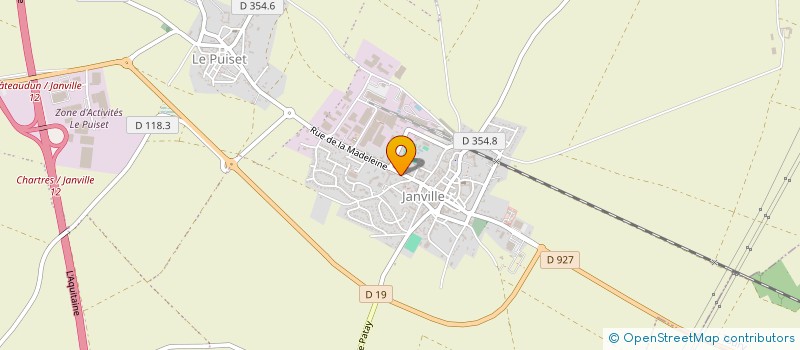 localisation de l'entreprise SENYAP ACOUSTICS à JANVILLE-EN-BEAUCE