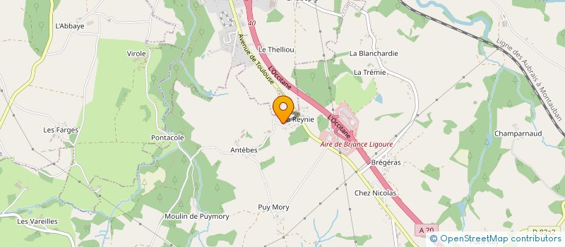 localisation de l'entreprise SENYK.L  VICQ-SUR-BREUILH