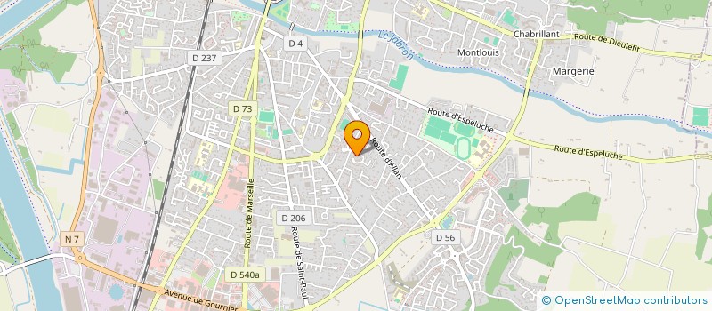 localisation de l'entreprise SENZ'ACQUA  MONTELIMAR