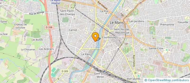 localisation de l'entreprise SEOLANE à LE MANS