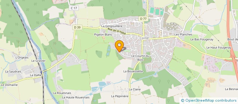 localisation de l'entreprise SEOLANE  LAILLE