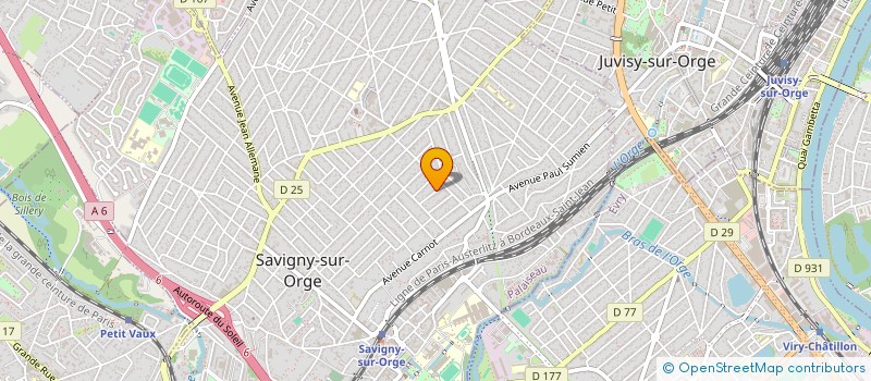 localisation de l'entreprise SEOM  SAVIGNY-SUR-ORGE