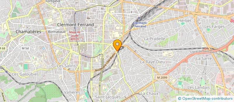 localisation de l'entreprise SEOMAIL  CLERMONT-FERRAND