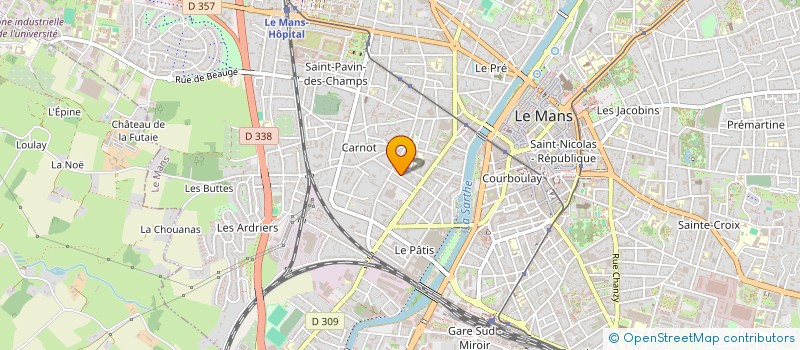 localisation de l'entreprise SEON  LE MANS