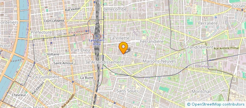 localisation de l'entreprise SEON GREGORY - VIVIER GAELLE  LYON