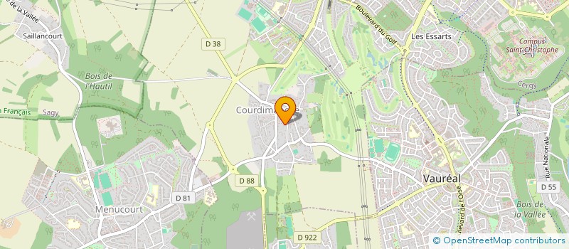 localisation de l'entreprise SEORP  COURDIMANCHE