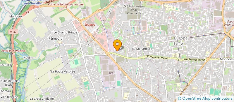 localisation de l'entreprise SEOS  SAINT-CYR-SUR-LOIRE