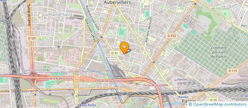 localisation de l'entreprise SEOUDA à AUBERVILLIERS