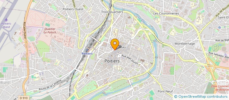localisation de l'entreprise SEOUL ET SO à POITIERS