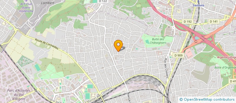localisation de l'entreprise SEP 3000 à ARGENTEUIL