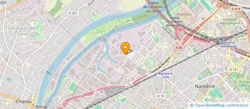 localisation de l'entreprise SEP 9780 EVAC. CRUES BARRAGE DE GAGES à NANTERRE