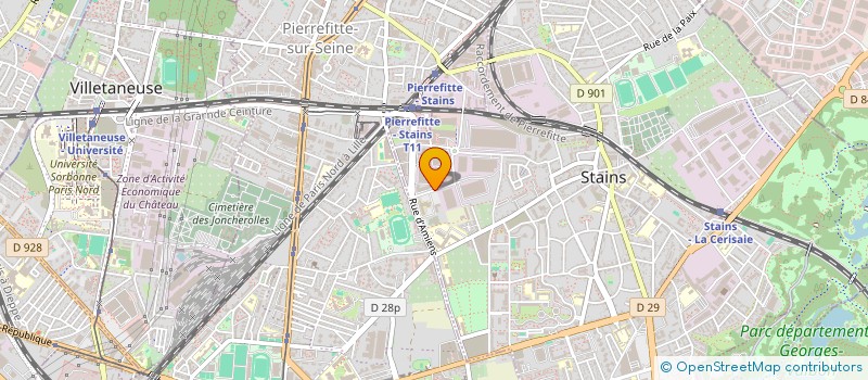 localisation de l'entreprise SEP AGENCEMENT à STAINS