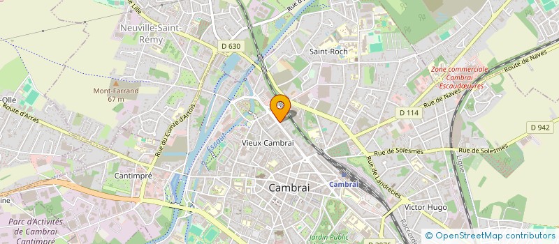 localisation de l'entreprise SEP ANESTHESIE CAMBRESIS à CAMBRAI