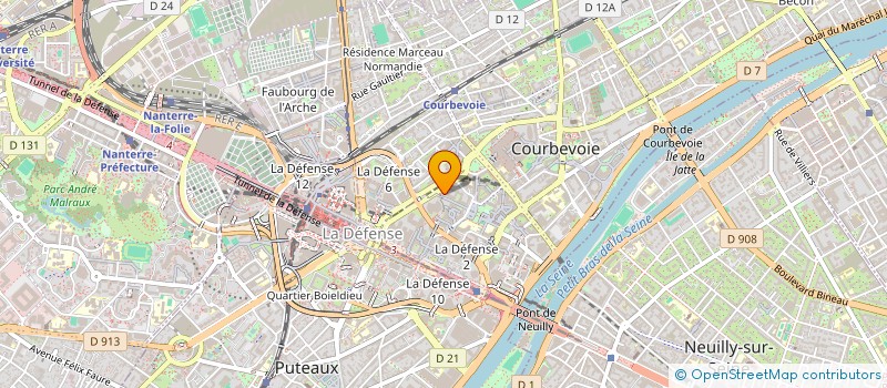 localisation de l'entreprise SEP ANFT GE CATENAIRES à COURBEVOIE
