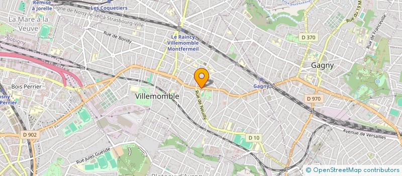 localisation de l'entreprise SEP BATIMENT  VILLEMOMBLE