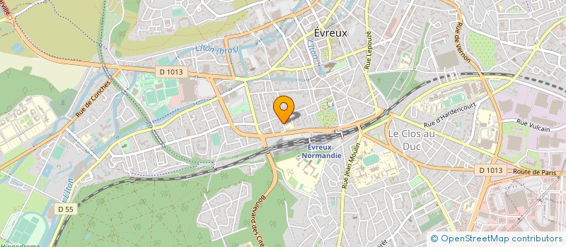 localisation de l'entreprise SEP BERGOUIGNAN INTERVENTIONNEL à EVREUX