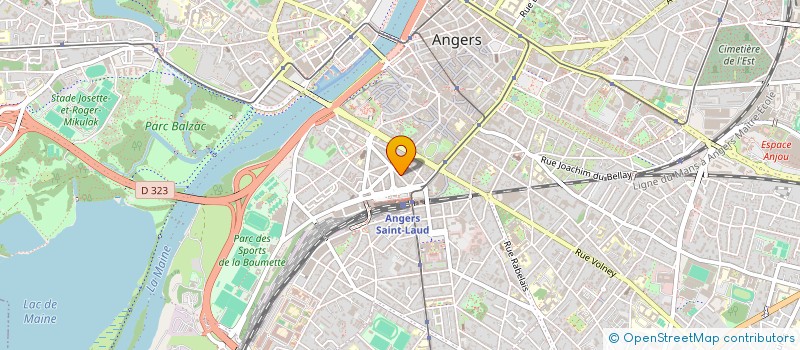 localisation de l'entreprise SEP BOULESTREAU POINCON à ANGERS