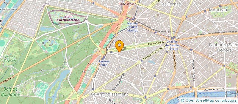 localisation de l'entreprise SEP BUGEAUD COURCELLES  PARIS