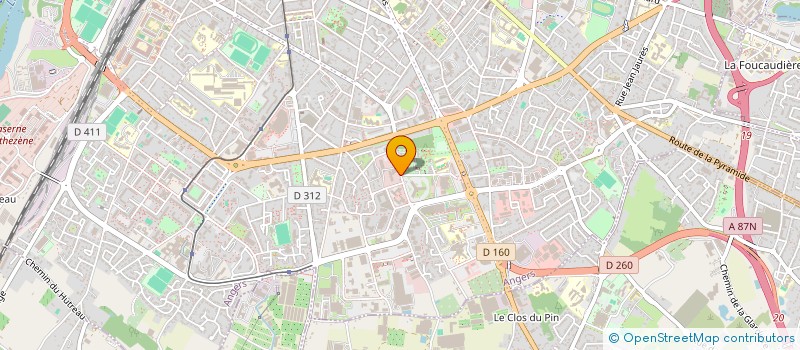 localisation de l'entreprise SEP CHIR VISC & CANCE CLINIQ ANJOU à ANGERS