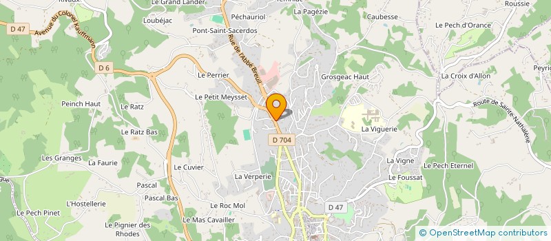 localisation de l'entreprise SEP DEBERGUE ET BOURGES à SARLAT-LA-CANEDA