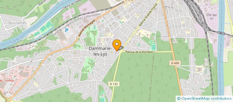 localisation de l'entreprise SEP DES ANESTHESISTES DE BEAUREGARD à DAMMARIE-LES-LYS