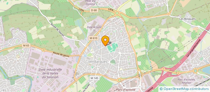 localisation de l'entreprise SEP DES GARRIGUES à VENDARGUES