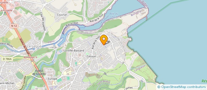 localisation de l'entreprise SEP EN MARCHE - SCLEROSE EN PLAQUES SOYONS ENSEMBLE POSITIF à SAINT-BRIEUC