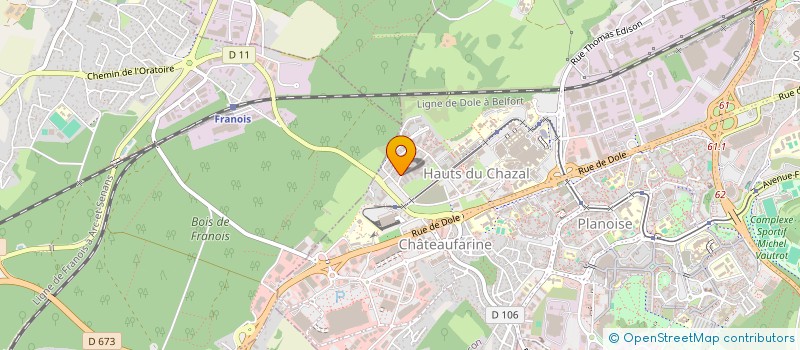 localisation de l'entreprise SEP&GO à BESANCON