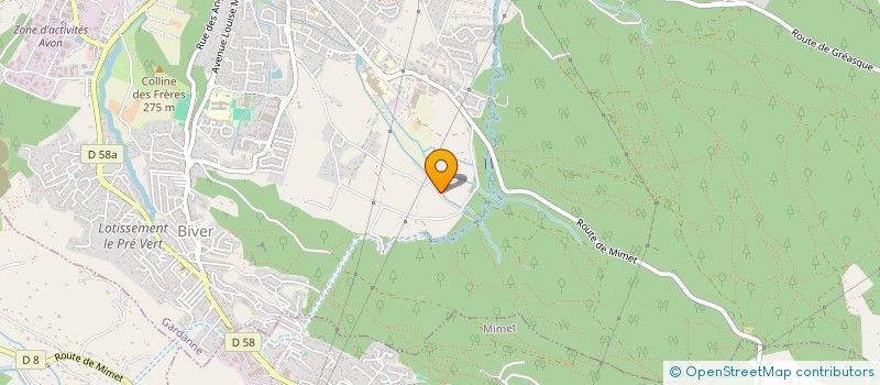 localisation de l'entreprise SEP LA BASTIDONNE à GARDANNE
