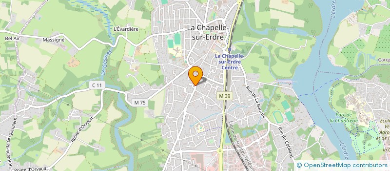 localisation de l'entreprise SEP LE CLOS DES SIMONS à LA CHAPELLE-SUR-ERDRE
