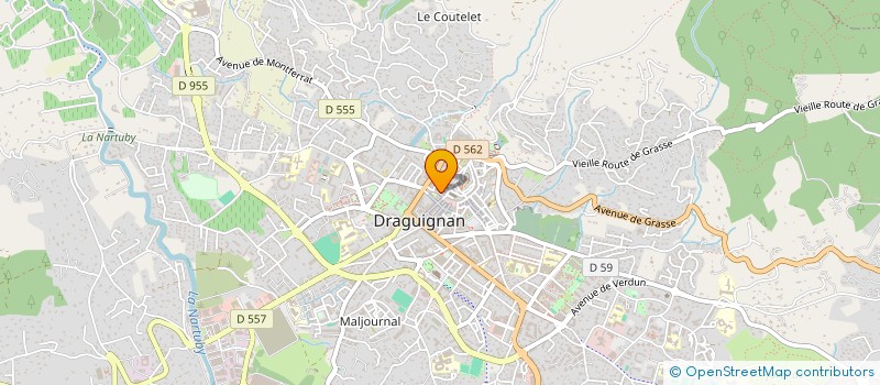 localisation de l'entreprise SEP LE GRILLON  DRAGUIGNAN