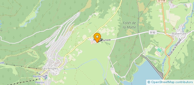 localisation de l'entreprise SEP LES PERICS  LES ANGLES