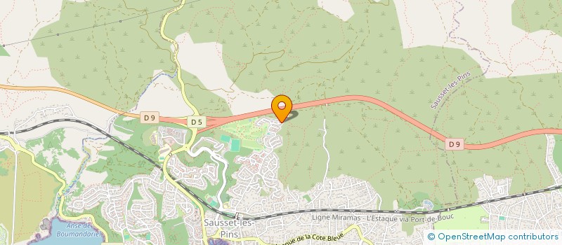 localisation de l'entreprise SEP LES TERRASSES DE SAUSSET  SAUSSET-LES-PINS