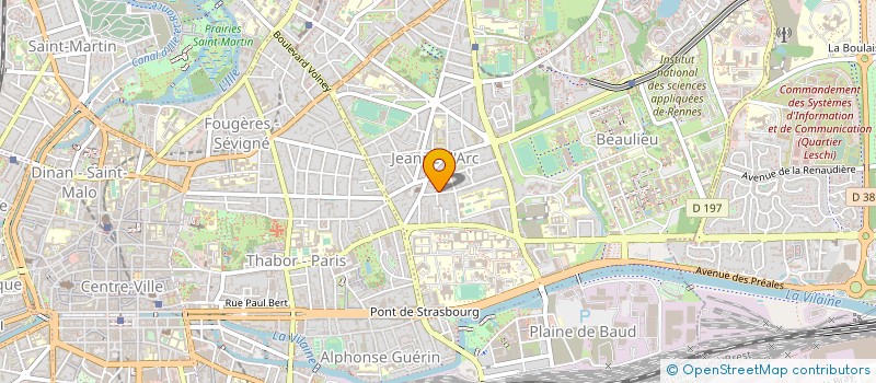 localisation de l'entreprise SEP LORANS  RENNES