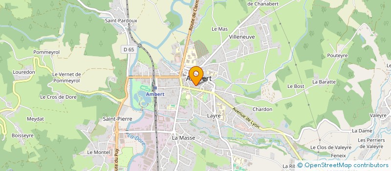 localisation de l'entreprise SEP-MANAGEMENT  AMBERT