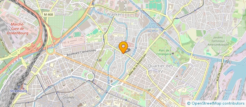 localisation de l'entreprise SEP METZ 88 RUE MAZELLE  STRASBOURG