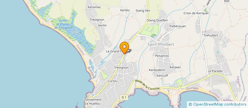 localisation de l'entreprise SEP OCEANE SOFICOR I CORNEC ERIC  TREGUNC