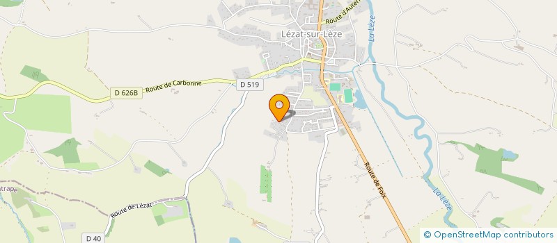 localisation de l'entreprise SEP OSSIBLE à LEZAT-SUR-LEZE