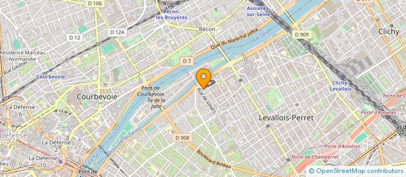 localisation de l'entreprise SEP PAFINITOUR à LEVALLOIS-PERRET