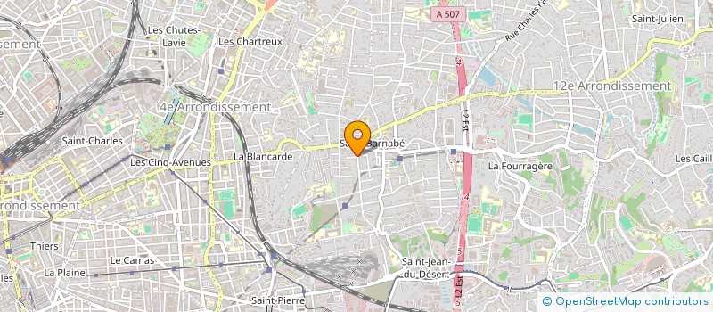 localisation de l'entreprise SEP PEYRONEL BONNET FREY à MARSEILLE