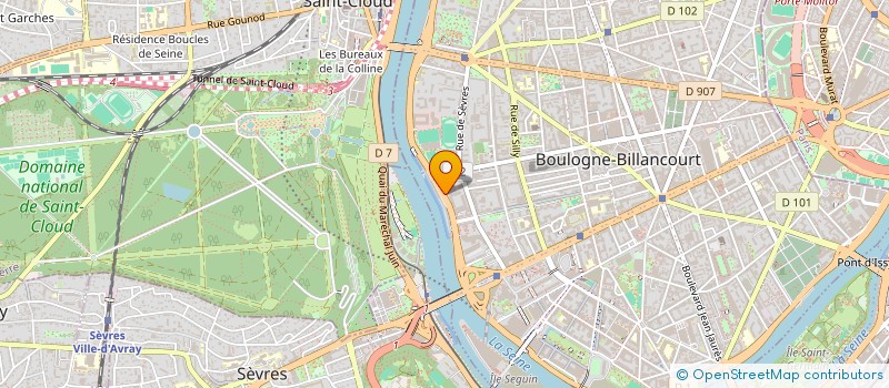 localisation de l'entreprise SEP REED MIDEM AFFIS à BOULOGNE-BILLANCOURT