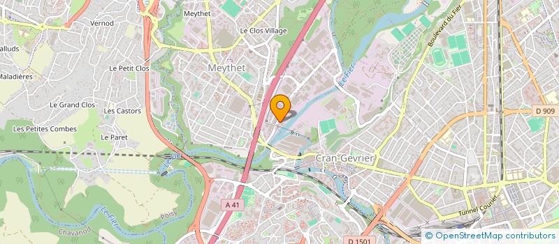 localisation de l'entreprise SEP RESIDENCE AXEL  ANNECY