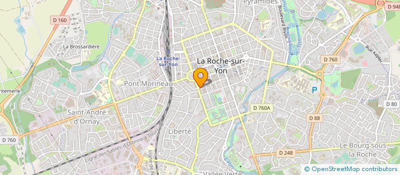 localisation de l'entreprise SEP SANSON PAPIN à LA ROCHE-SUR-YON