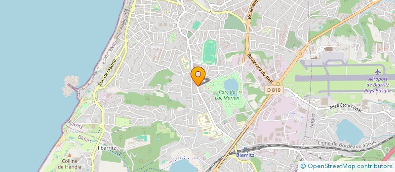 localisation de l'entreprise SEP SAUBESTY-LAFFORGUE à BIARRITZ