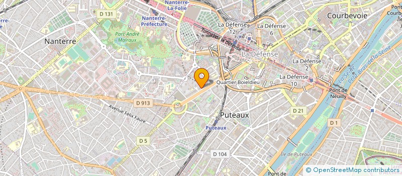 localisation de l'entreprise SEP SEA SGST INEO RAIL INEXIA à PUTEAUX