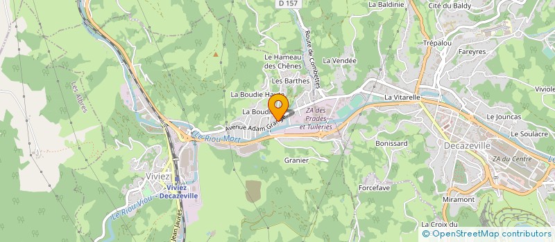 localisation de l'entreprise SEP SONOMAX à VIVIEZ