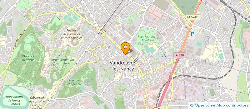 localisation de l'entreprise SEP TAT ONKOL JET 2000  VANDUVRE-LES-NANCY