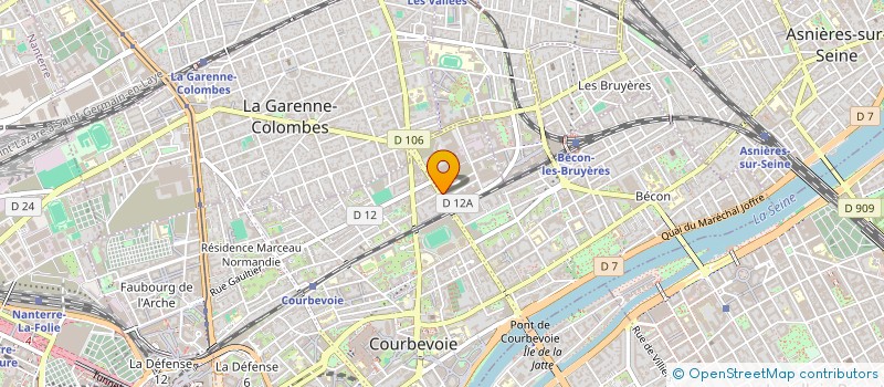 localisation de l'entreprise SEP VENDOME PARIS 7 à COURBEVOIE