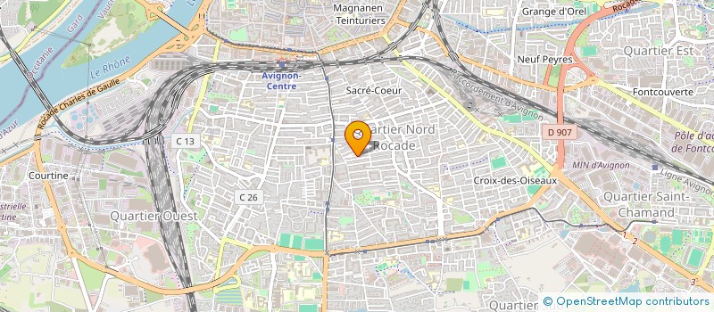 localisation de l'entreprise SEP84 SOURIRE EN PLUS AVEC UNE SCLEROSE EN PLAQUE à AVIGNON